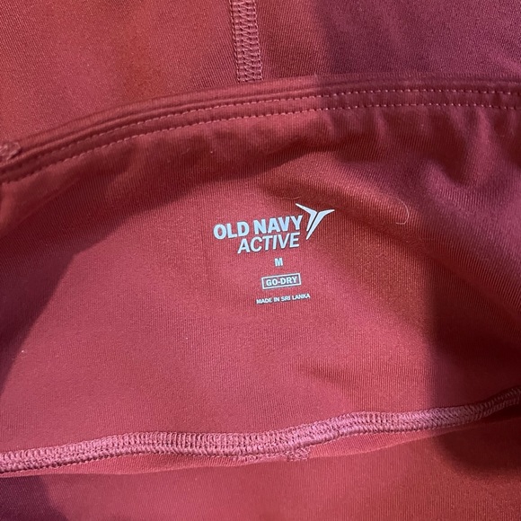 **SOLD**Old Navy Active Go Dry Bike Shorts; Burnt Orange/Red Color; Size M - Picture 6 of 6